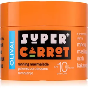 Olival SUPER Carrot Tanning Jam prípravok pre urýchlenie a predĺženie opálenia SPF 10 100 ml