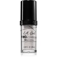 L.A. Girl Cosmetics PRO. Coverage rozjasňujúci tekutý make-up odtieň White 28 ml