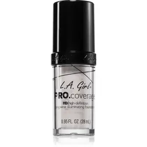 L.A. Girl Cosmetics PRO. Coverage rozjasňujúci tekutý make-up odtieň White 28 ml