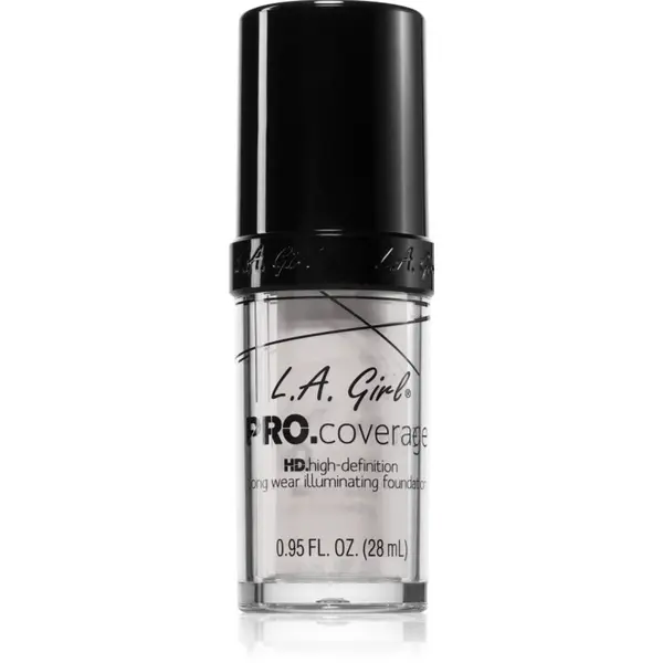 L.A. Girl Cosmetics PRO. Coverage rozjasňujúci tekutý make-up odtieň White 28 ml
