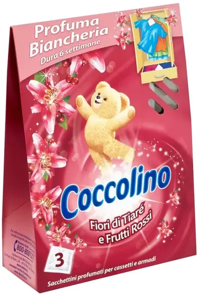 COCCOLINO vonné vrecká ružové 3 ks