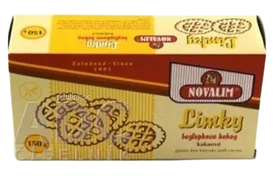 LIMKY Diétne keksy kakaové bezlepkové neplnené 150 g