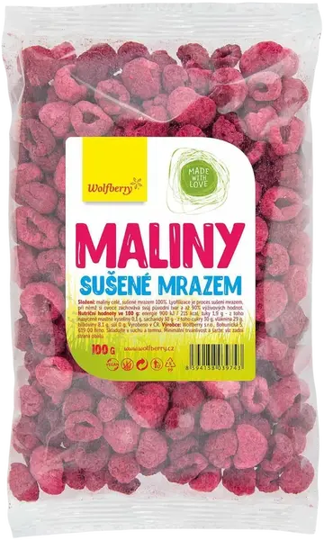 WOLFBERRY Maliny lyofilizované 100 g