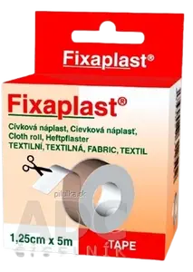 FIXAPLAST Cievková náplasť 1,25 cm x 5 m textilná