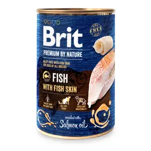 Brit konzerva Premium by Nature Fish & Fish Skin 400 g | Konzerva pre psov