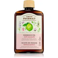 Green Pharmacy Essential oils of Lime Massage Oil masážny olej proti celulitíde 200 ml