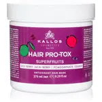 Kallos Hair Pro-Tox Superfruits regeneračná maska pre unavené vlasy bez lesku 275 ml