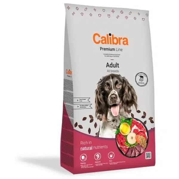 Calibra Dog Premium Line Adult Beef 12 kg | Granule pre psov