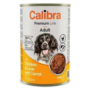 Calibra Dog Premium konzerva Chicken & Liver 1240 g