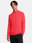 Men's T-shirt Under Armour UA Tech Textured 1/2 Zip-RED - Men's