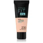 MAYBELLINE NEW YORK Fit Me! Matte+Poreless zmatňujúci make-up pre normálnu až mastnú pleť odtieň 230 Natural Buff 30 ml