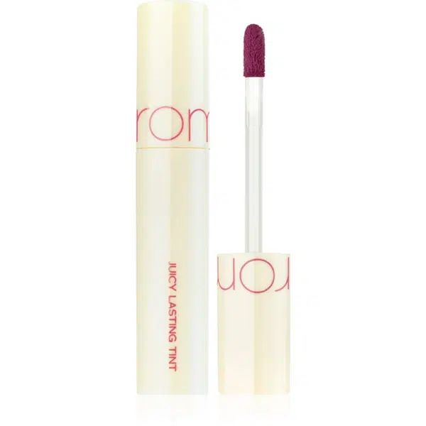 rom&nd Juicy Lasting vysoko pigmentovaný lesk na pery odtieň 28 Bare Fig 5.5 g