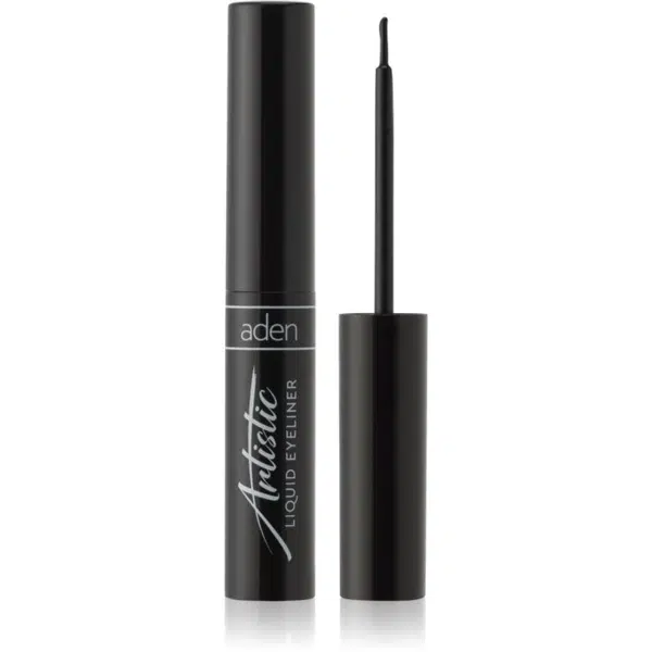 Aden Cosmetics Artistic tekuté linky na oči odtieň 01 Black 3.5 ml