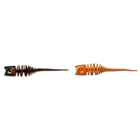 Dam gumová nástraha effzett garlic trout lure uv orange/black 6 cm 10 ks