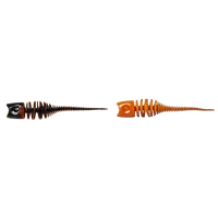 Dam gumová nástraha effzett garlic trout lure uv orange/black 6 cm 10 ks