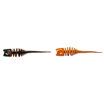 Dam gumová nástraha effzett garlic trout lure uv orange/black 6 cm 10 ks