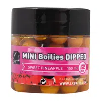 Lk baits mini boilies in dip pineapple 12 mm 150 ml