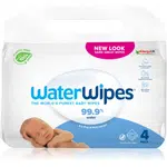 WaterWipes Baby Wipes 4 Pack dětské jemné vlhčené ubrousky 4x60 ks