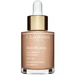 Clarins Skin Illusion Natural Hydrating Foundation rozjasňující hydratační make-up SPF 15 odstín 107C Beige 30 ml