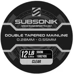 Sonik ujímaný vlasec subsonik double tapered main line clear 990 m - 0,33-0,60 mm 16 lb