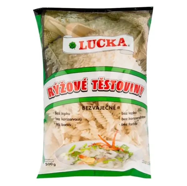 LUCKA Ryžové cestoviny vretená 300g