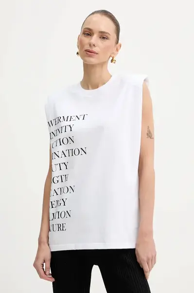 Bavlnený top Elisabetta Franchi