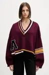 Vlnený sveter AMBUSH Damaged Rib V Neck Sweater