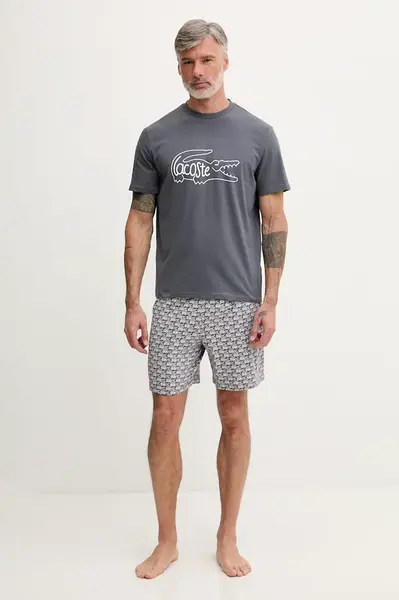 Lacoste pyžamo pánské bavlněné s elastanem