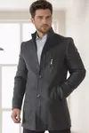 Pánsky kabát Dewberry, dymový