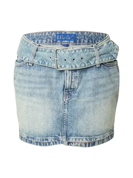 HUGO Sukňa 'Gamini_B'  modrá denim