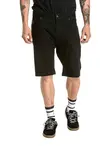 Meatfly pánské kraťasy Just 2.0 Denim Black | Černá | Velikost 36