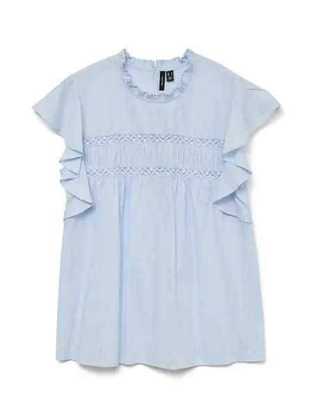 VERO MODA Tričko 'VMTrine'  svetlomodrá