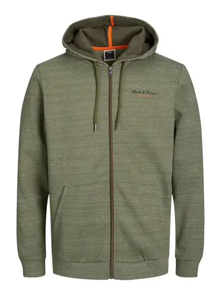 JACK & JONES Tepláková bunda 'Berg'  kaki