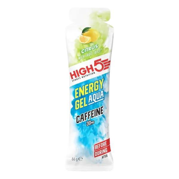 HIGH5 Energy Gel Aqua Caffeine 66g - citrus