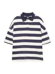 Pull&Bear Tričko  námornícka modrá / ružová / biela