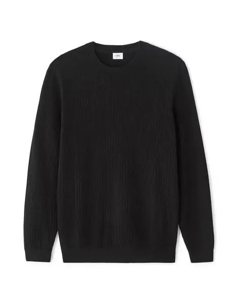 Černý unisex svetr