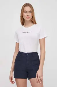 Pepe Jeans Bavlnené tričko Pepe Jeans LORETTE