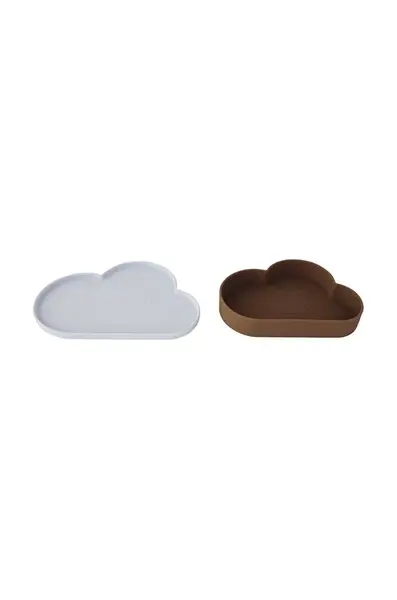 Sada talířů a mís OYOY Chloe Cloud 23,5 / 19,5 cm