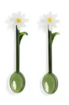 &k amsterdam  Sada čajových lžiček  flora white 2-pack