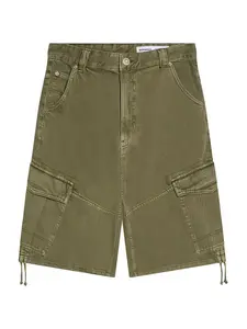 Bershka Rifľové kapsáče  kaki