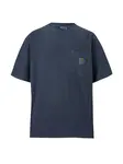 Carhartt WIP Tričko  námornícka modrá