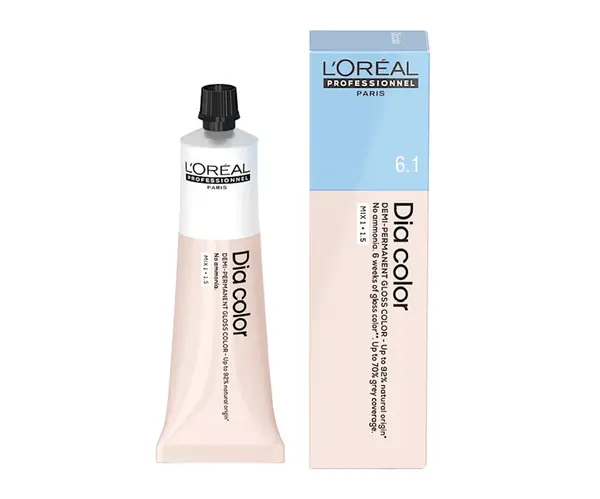 Přeliv na vlasy Loréal Professionnel Dia color 60 ml - 6.1 tmavá blond popelavá - L’Oréal Professionnel + dárek zdarma