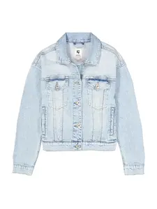 GARCIA Prechodná bunda  modrá denim