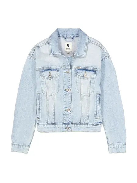 GARCIA Prechodná bunda  modrá denim