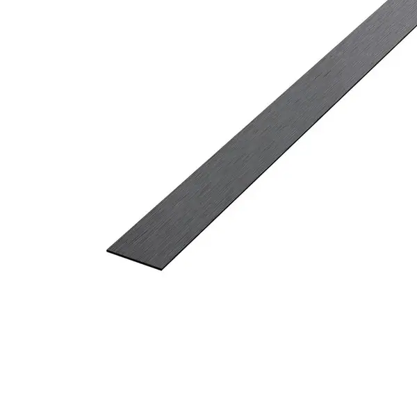 Dekoratívna lišta I 2x60 cm čierna mat