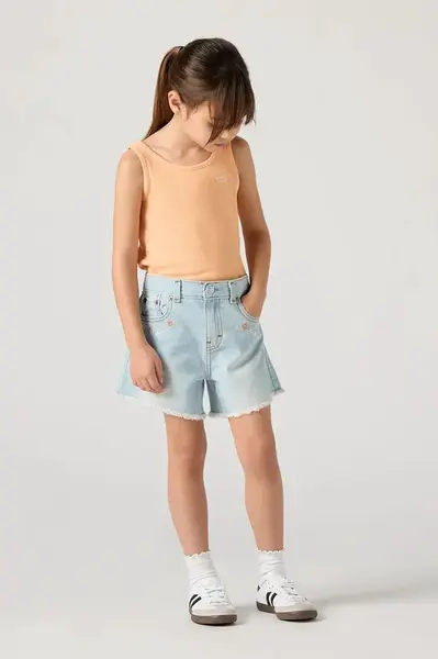 Levi's šortky dětské džínové CROCHET APPLIQUE A LINE SH