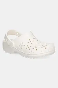 Pantofle Crocs CLASSIC FLORAL CUT OUT CLOG KIDS