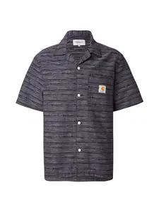 Carhartt WIP Košeľa 'Gellar'  sivá / čierna