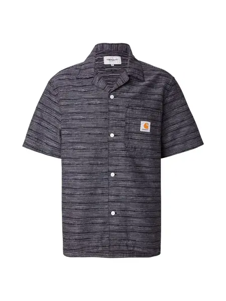 Carhartt WIP Košeľa 'Gellar'  sivá / čierna
