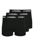 JJ Rebel Boxerky  čierna / biela